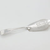 Georgian Scottish Sterling Silver Thistle Fish Slice Antique 1817 Edinburgh