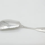 Georgian Scottish Sterling Silver Thistle Fish Slice Antique 1817 Edinburgh