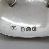 George III Sterling Silver Bright Cut Madeira Decanter Label Antique 1803 London