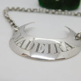 George III Hester Bateman Sterling Silver Madeira Decanter Label Antique c1770