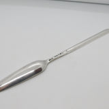 George II Sterling Silver Bone Marrow Scoop Spoon Antique 1754 London