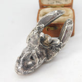 Victorian Cast Sterling Silver Lobster Teapot or Dish Finial Antique c1890