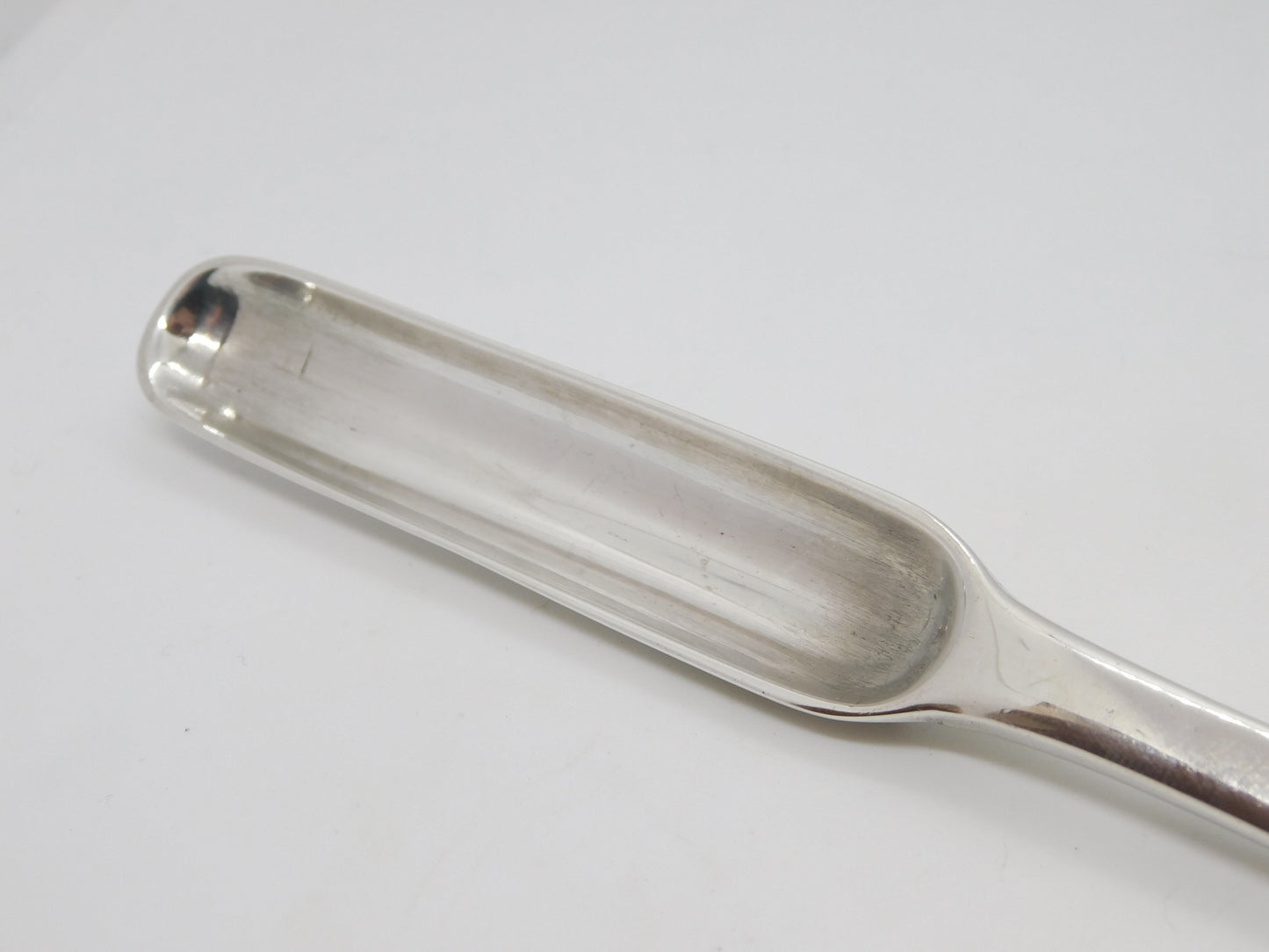 George III Sterling Silver Bone Marrow Scoop Spoon Antique 1786 London