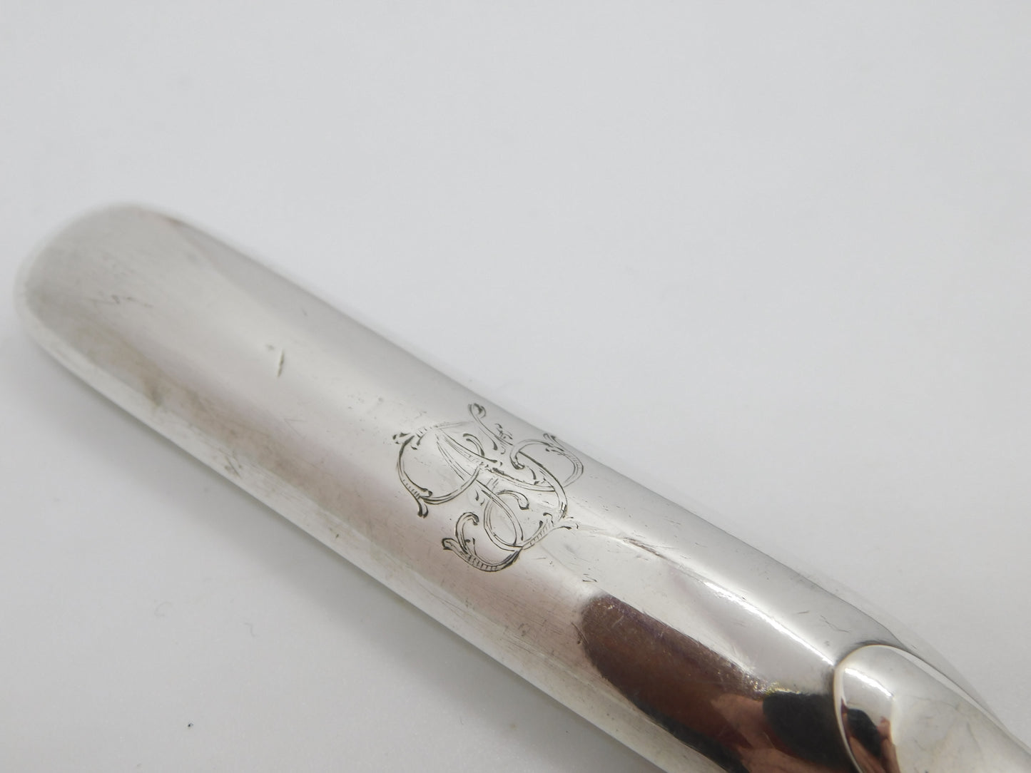 George III Sterling Silver Bone Marrow Scoop Spoon Antique 1786 London