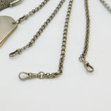 Large Victorian Sterling Silver Sewing Chatelaine With Tools Antique c1890