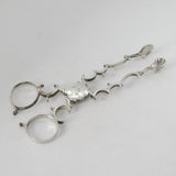 George II Sterling Silver Shell Bowl Sugar Nips c1750 Antique Henry Brind London