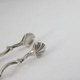 George II Sterling Silver Shell Bowl Sugar Nips c1750 Antique Henry Brind London