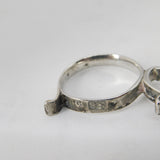 George II Sterling Silver Shell Bowl Sugar Nips c1750 Antique Henry Brind London