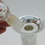 Guild of Handicraft Sterling Silver Mounted Glass Decanter Vintage 2008 London