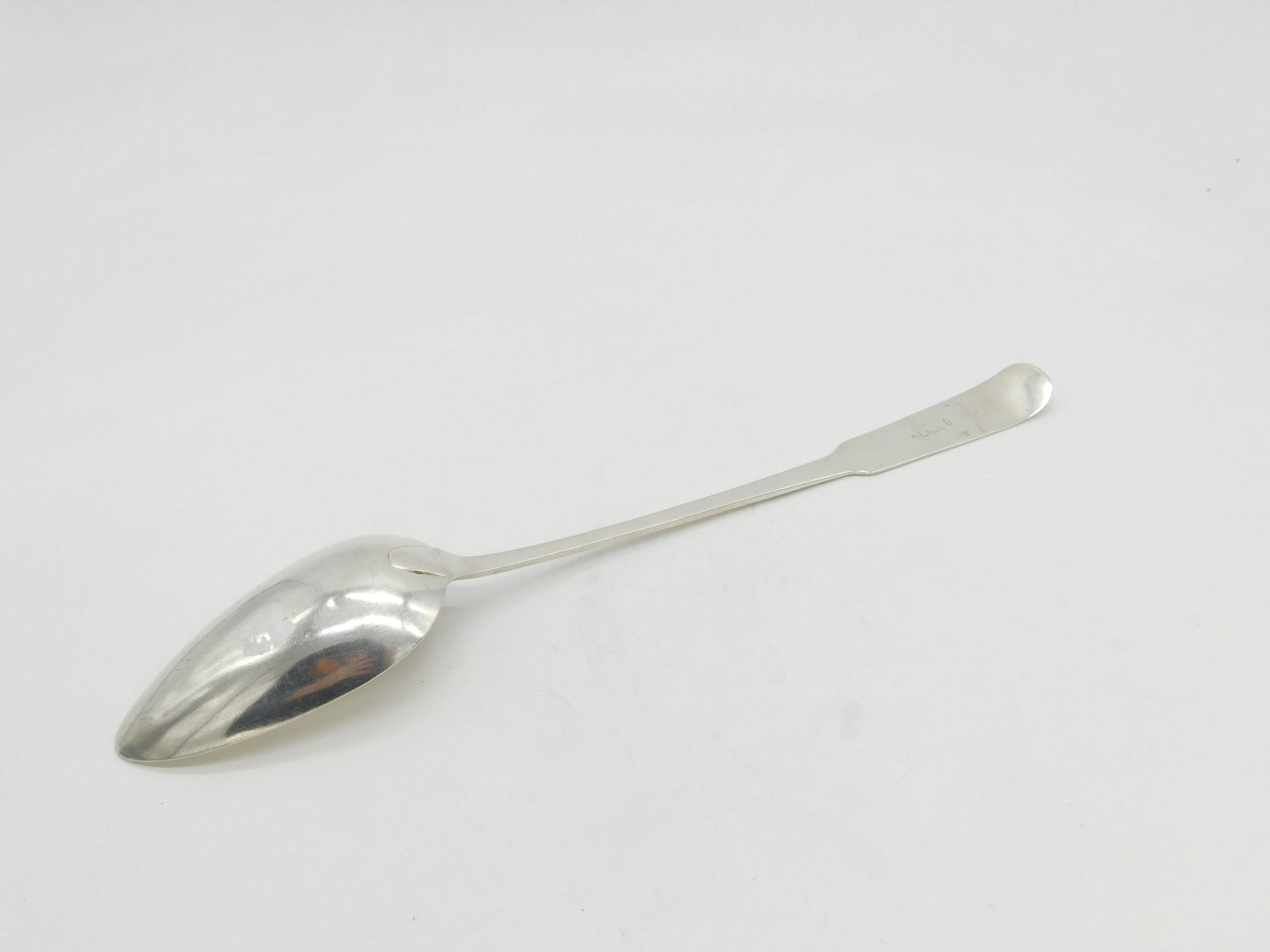 George III Scottish Sterling Silver Basting Spoon Antique 1810 Edinburgh