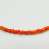 George III 18ct Gold Clasp Carved Red Coral Collar Necklace Antique c1820s