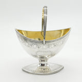 George III Sterling Silver Swing Handle Sugar Bowl Antique 1791 London