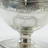 George III Sterling Silver Swing Handle Sugar Bowl Antique 1791 London