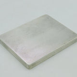 Asprey & Co Sterling Silver & 9ct Gold Cigarette Case Antique 1937 London