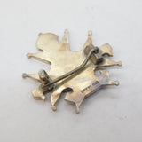 WW1-era Sterling Silver Enamel Sherwood Foresters Sweetheart Brooch Antique c1915
