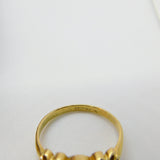 10ct Yellow Gold & Diamond Tulare Western High School Graduation Ring Vintage