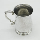George III Sterling Silver Mug Tankard Antique 1773 London, John Delmester