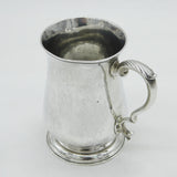George III Sterling Silver Mug Tankard Antique 1773 London, John Delmester