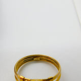 Victorian 12ct Yellow Gold & Seed Pearl Set Shield Ring Antique c1880