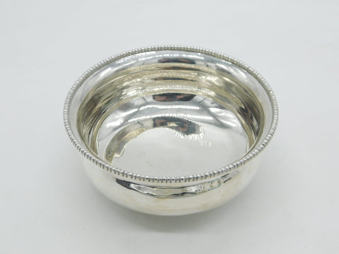 Edwardian Scottish Britannia .958 Silver Dinner Bowl Antique 1910 Edinburgh