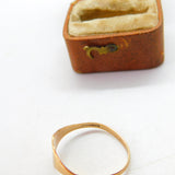 9ct Yellow Gold 'A' Initial Heart Shaped Signet Ring 1988 Birmingham