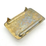Victorian Sterling Silver Gilt Desk Stand Inkwell Antique 1886 London George Fox