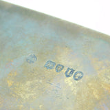 Victorian Sterling Silver Gilt Desk Stand Inkwell Antique 1886 London George Fox