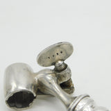 Victorian French 'Gigot' Silver Plated Lamb Bone Roast Holder Antique c1880