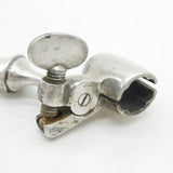 Victorian French 'Gigot' Silver Plated Lamb Bone Roast Holder Antique c1880