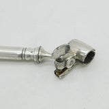 Victorian French 'Gigot' Silver Plated Lamb Bone Roast Holder Antique c1880