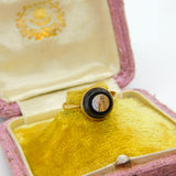 Georgian Grand Tour 15ct Yellow Gold Set Micro-Mosaic Acropolis Ring Antique c1820