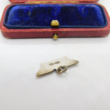 Sterling Silver & Enamel 'Aer Lingus' Airline Interest Charm Pendant Vintage