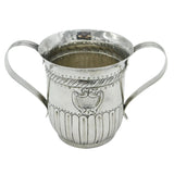 George III Sterling Silver Floral Loving Cup Antique 1795 London Bateman