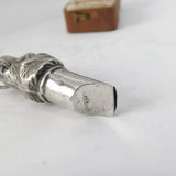 Sterling Silver Retriever Shaped Dog Whistle Working Order Vintage c1970