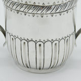 George III Sterling Silver Floral Loving Cup Antique 1795 London Bateman