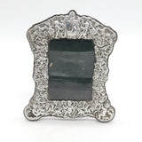 Sterling Silver Art Nouveau Cherub Pattern Picture Frame Vintage 1972 Birmingham