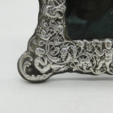 Sterling Silver Art Nouveau Cherub Pattern Picture Frame Vintage 1972 Birmingham