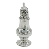 George II Sterling Silver Crested Muffineer Sugar Caster Antique 1758 London