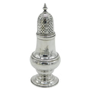 George II Sterling Silver Crested Muffineer Sugar Caster Antique 1758 London