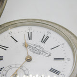 19th Century Russian .875 Silver George Favre-Jacot Double Hunter Pocket Watch c1890