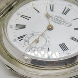 19th Century Russian .875 Silver George Favre-Jacot Double Hunter Pocket Watch c1890