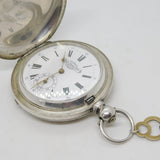 19th Century Russian .875 Silver George Favre-Jacot Double Hunter Pocket Watch c1890