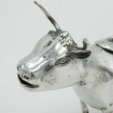 19th Century Dutch Sterling Silver Cow Creamer Jug Antique c1860