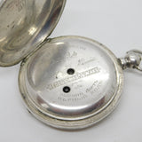 19th Century Russian .875 Silver George Favre-Jacot Double Hunter Pocket Watch c1890