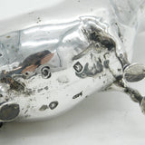 19th Century Dutch Sterling Silver Cow Creamer Jug Antique c1860