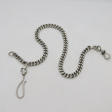 19th Century Russian .84 Silver Albert Link Pocket Watch Chain Antique c1890