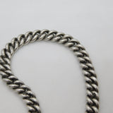 19th Century Russian .84 Silver Albert Link Pocket Watch Chain Antique c1890