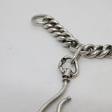19th Century Russian .84 Silver Albert Link Pocket Watch Chain Antique c1890