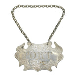 Richard Pargeter George II Sterling Silver Port Decanter Label Antique c1745