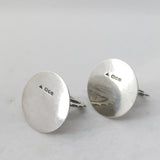 Pair Sterling Silver Shooting Interest Menu Holders 1985 London Vintage